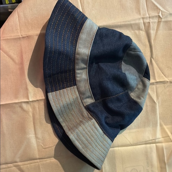 Hello Tree Patchwork Denim Bucket Hat - Picture 9 of 9